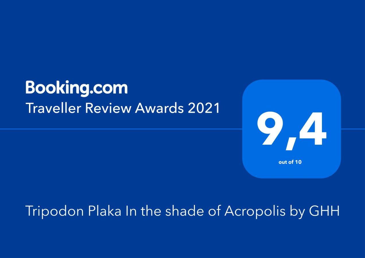 Tripodon Plaka In The Shade Of Acropolis By Ghh Atenas Exterior foto